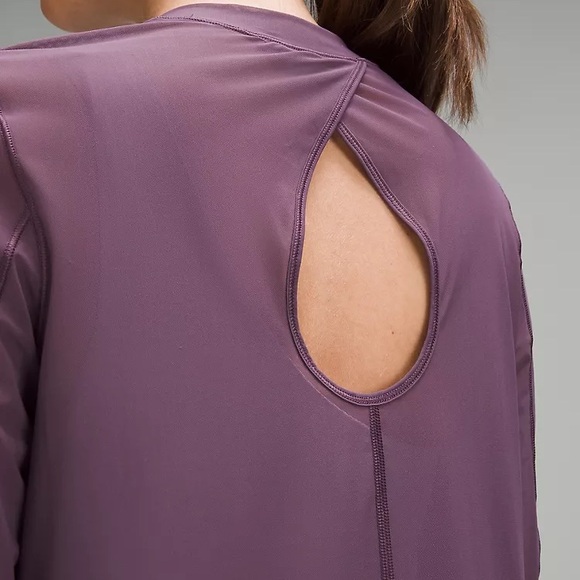 (A11) Lululemon Keyhole Mesh Long-Sleeve Shirt, Size 2, NWT - Picture 5 of 7